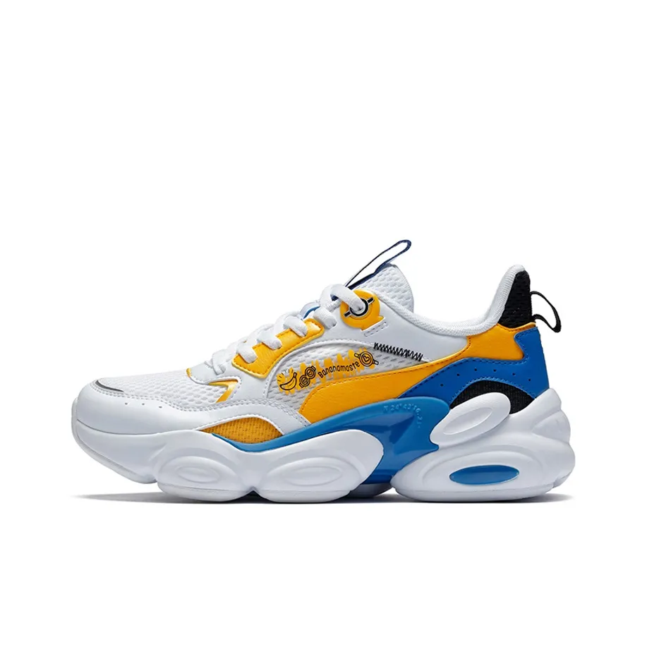 361° Minions Collaboration Collection Chunky Sneakers Women's Low Top White/Vintage Yellow