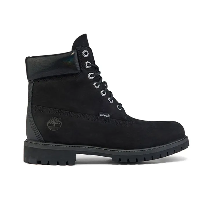 Timberland Premium 6 Inch Waterproof Wide Fit Boot 'Black Nubuck'
