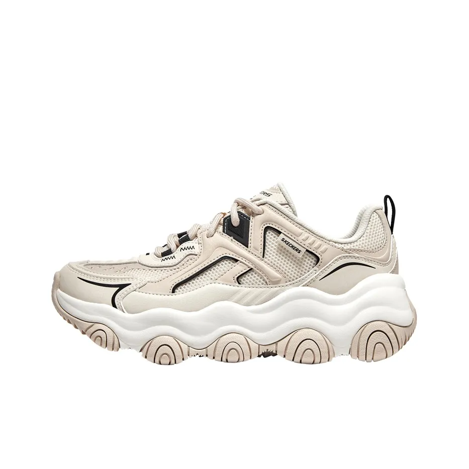 Skechers Rover X Purple Bear Low Top Chunky Sneakers Women's Beige
