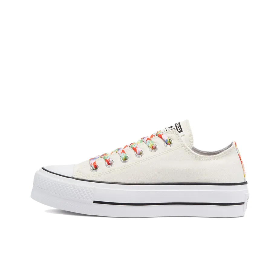 Converse Chuck Taylor All Star Platform Low 'Floral Print   Egret' Women's