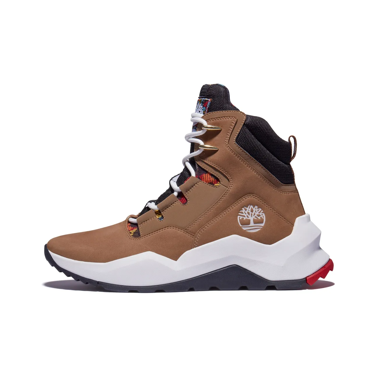 Timberland Madbury Side Zip Sneaker Boots 'Brown Nubuck'