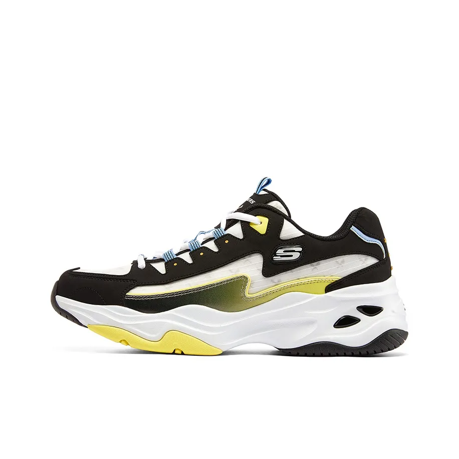 One Piece X Skechers D'Lites 4.0 Chunky Sneakers Women's Low-Top Black/Colorful Color