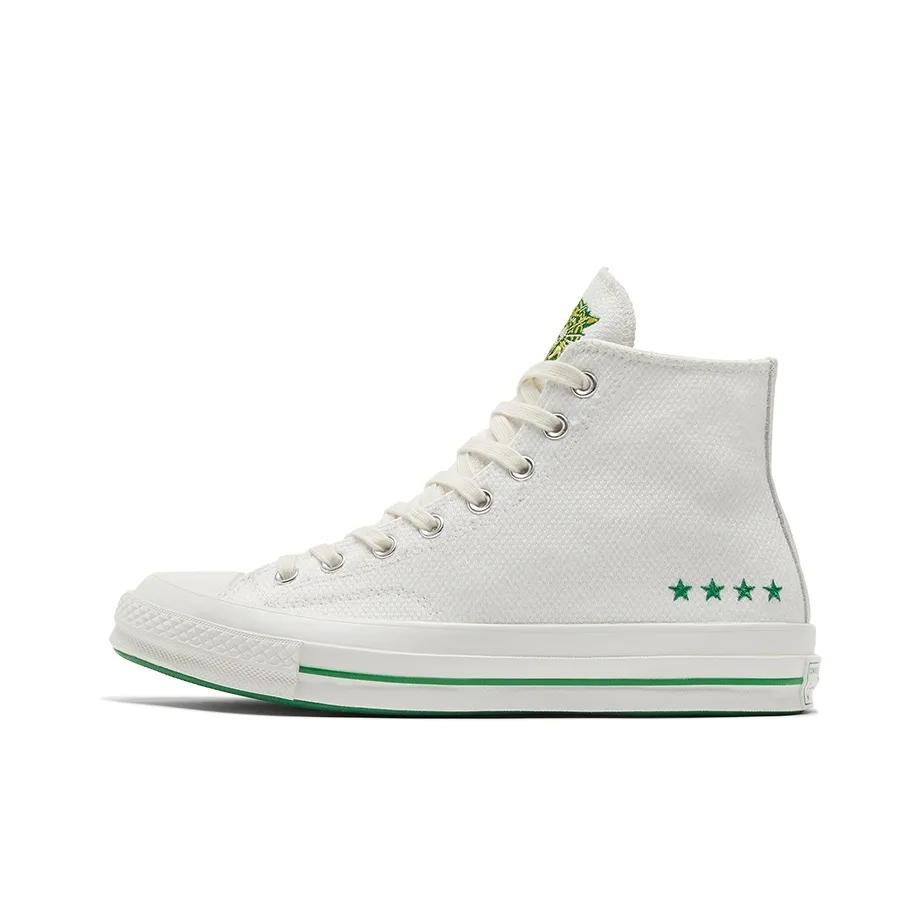 Converse Chuck Taylor All Star 1970s High Топ Кеды Унисекс Белый Зеленый