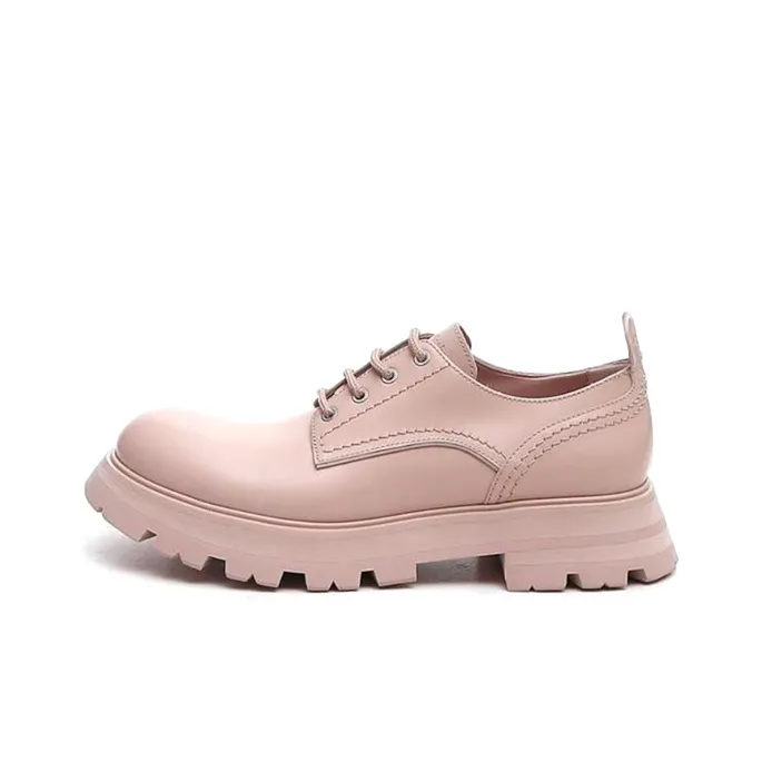 Alexander McQueen Casual Walking Shoes Women's Pink Александр Маккуин Повседневная Обувь для Прогулок Женская Розовая