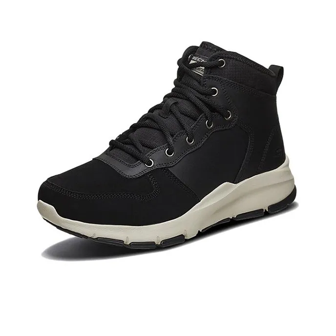 Skechers Relaxed Fit Durable Cushioning Ankle Length Outdoor Boots Men's Black