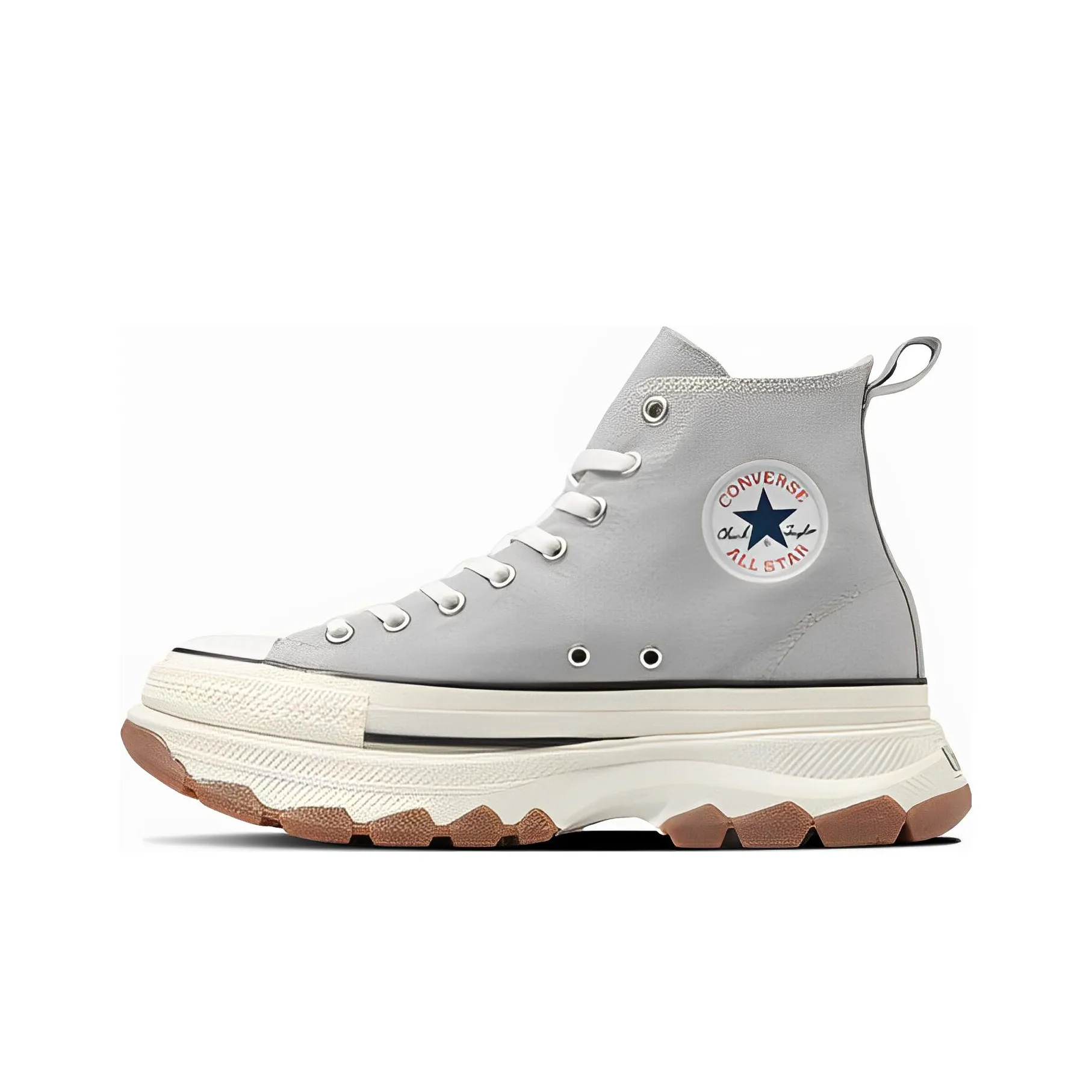 Конверс All Star Trekwave Hi High Топ Кеды Унисекс Серый Белый Японская Версия
