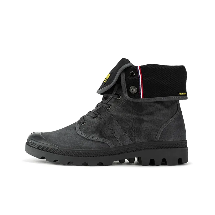 Палладий Slip Resistant Abrasion Resistant Водонепроницаемый High Top Кеды Унисекс Raven