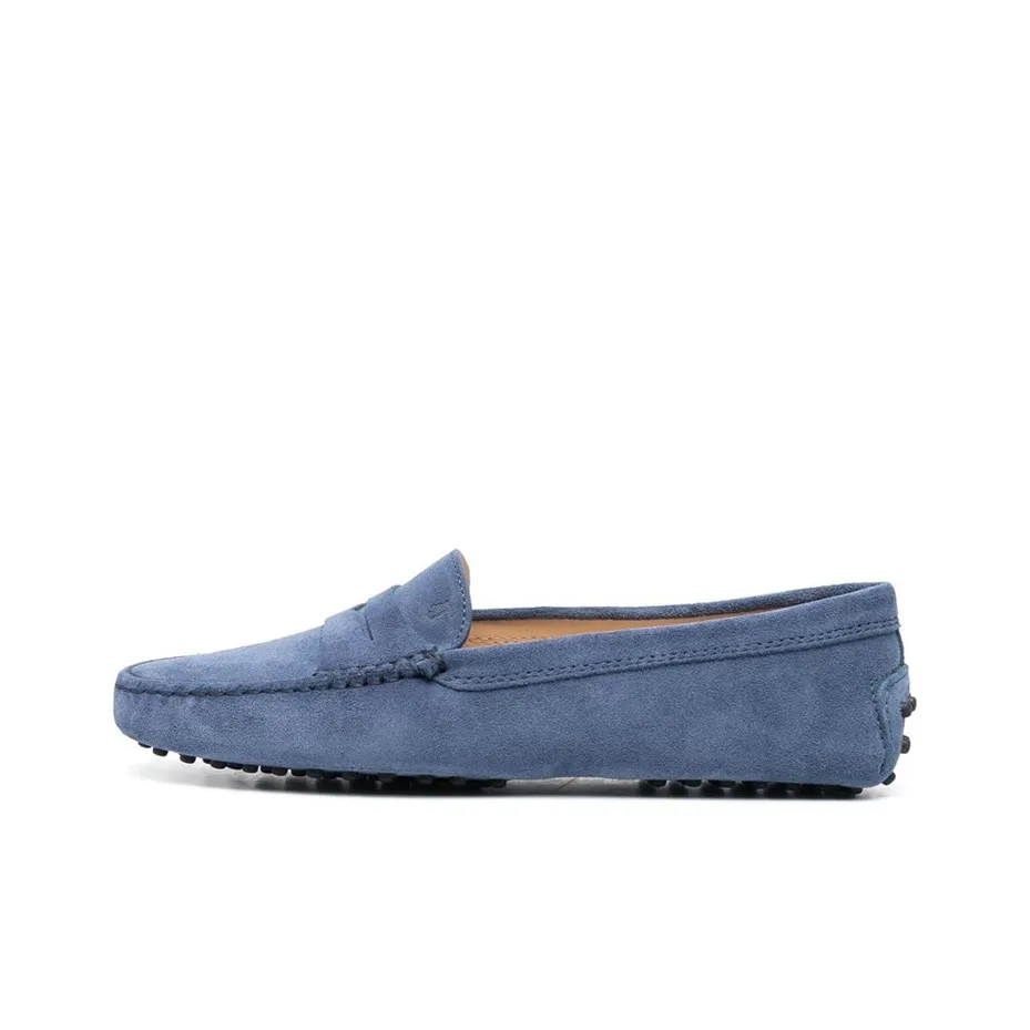 TOD'S Penny-slot Suede Loafers