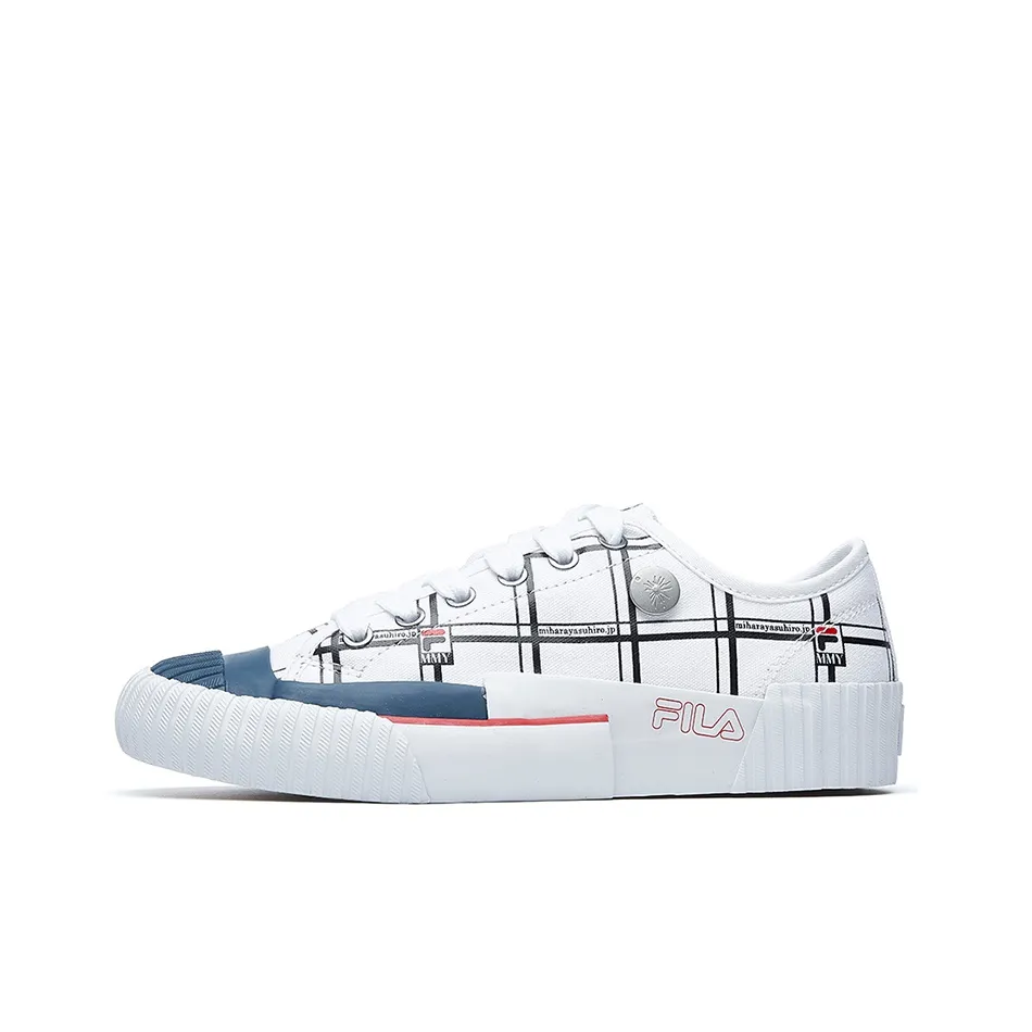 MIHARA YASUHIRO x FILA Carve Low Top Canvas Shoes Women's