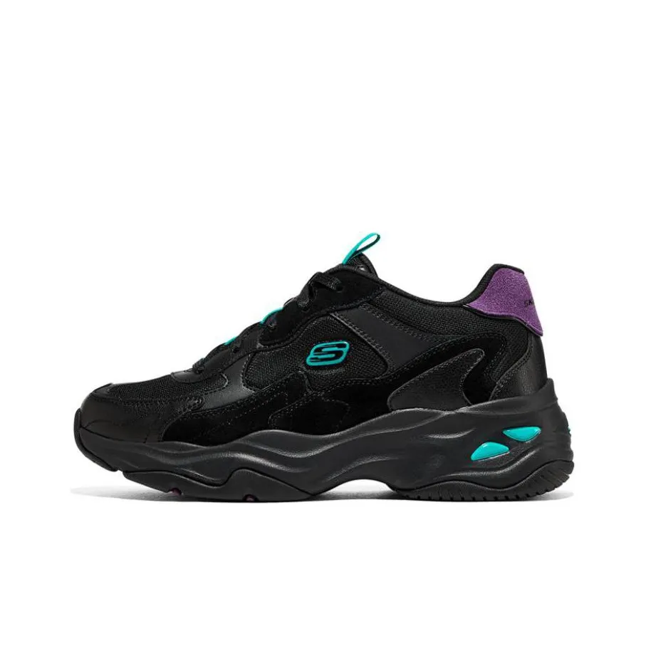 Skechers Dlites 4.0 'Black Purple Green' Women's