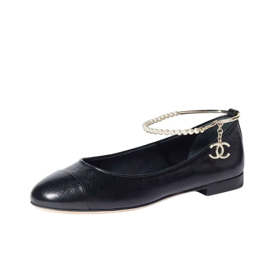 CHANEL Flat Shoes Casual Shoes Women
s Black