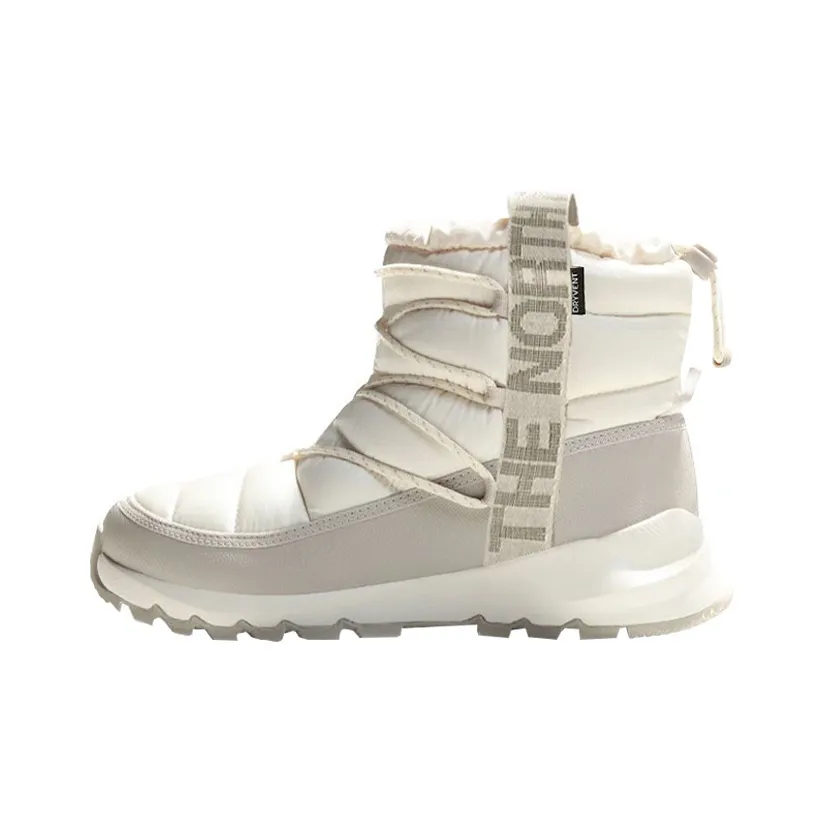 THE NORTH FACE Thermoball Lace Up Waterproof Boots 'Gardenia White Silver Grey' Women's