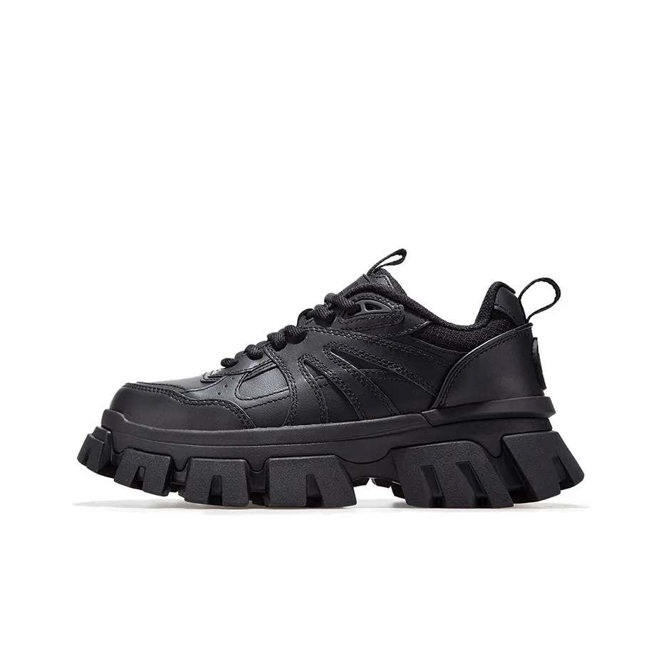 Палладий Low Top Черные Мужские Кроссовки с Толстой Подошвой