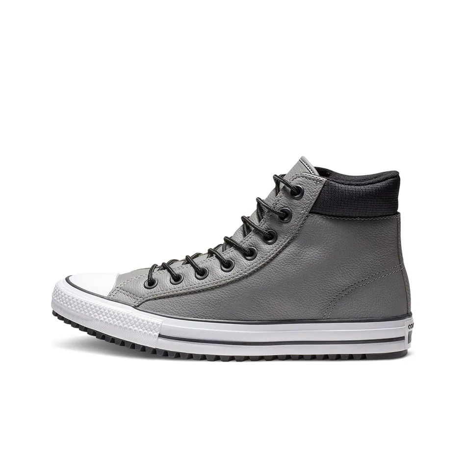 converse run Chuck Taylor All Star Pc Leather High Top Boot Grey 'Gray White'