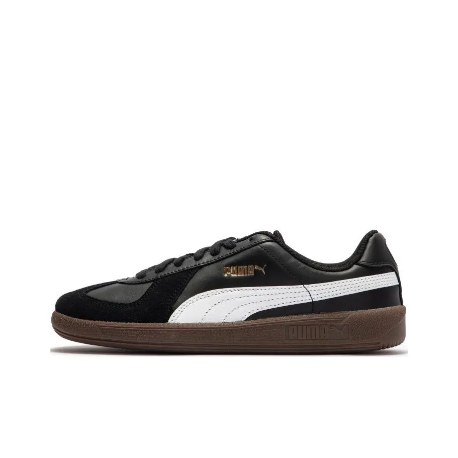 PUMA Army Trainer Low Топ Скейтборд Кроссовки Унисекс Черный Белый