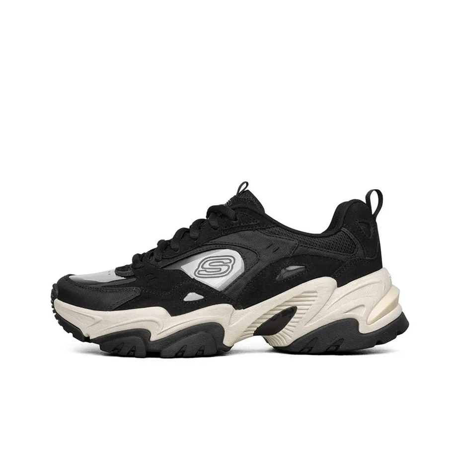 Skechers Stamina V2 Low Top Sneakers Black Women's