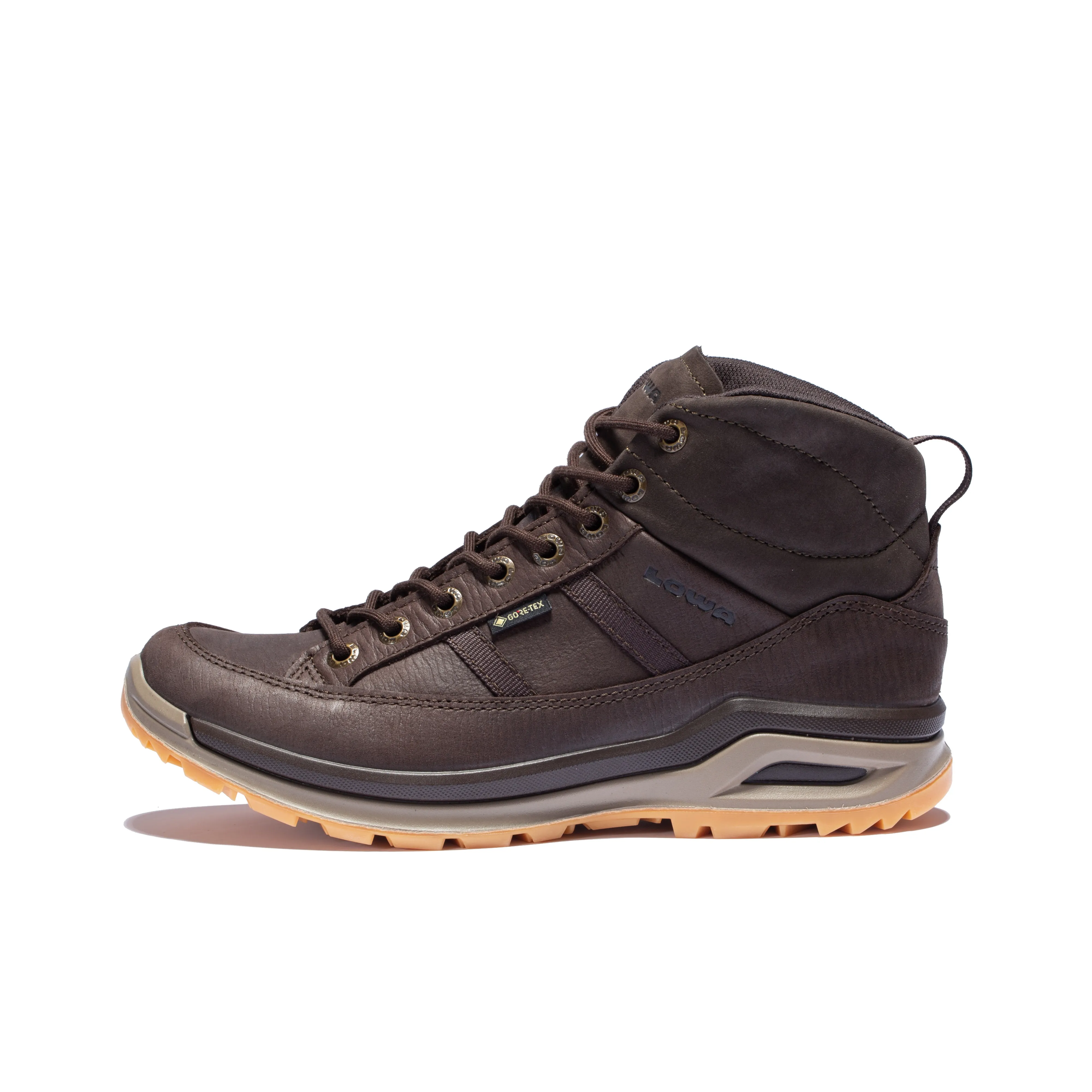 Lowa Prague GTX Anti Slip Wear Resistant Mid Top Outdoor Shoes Women's