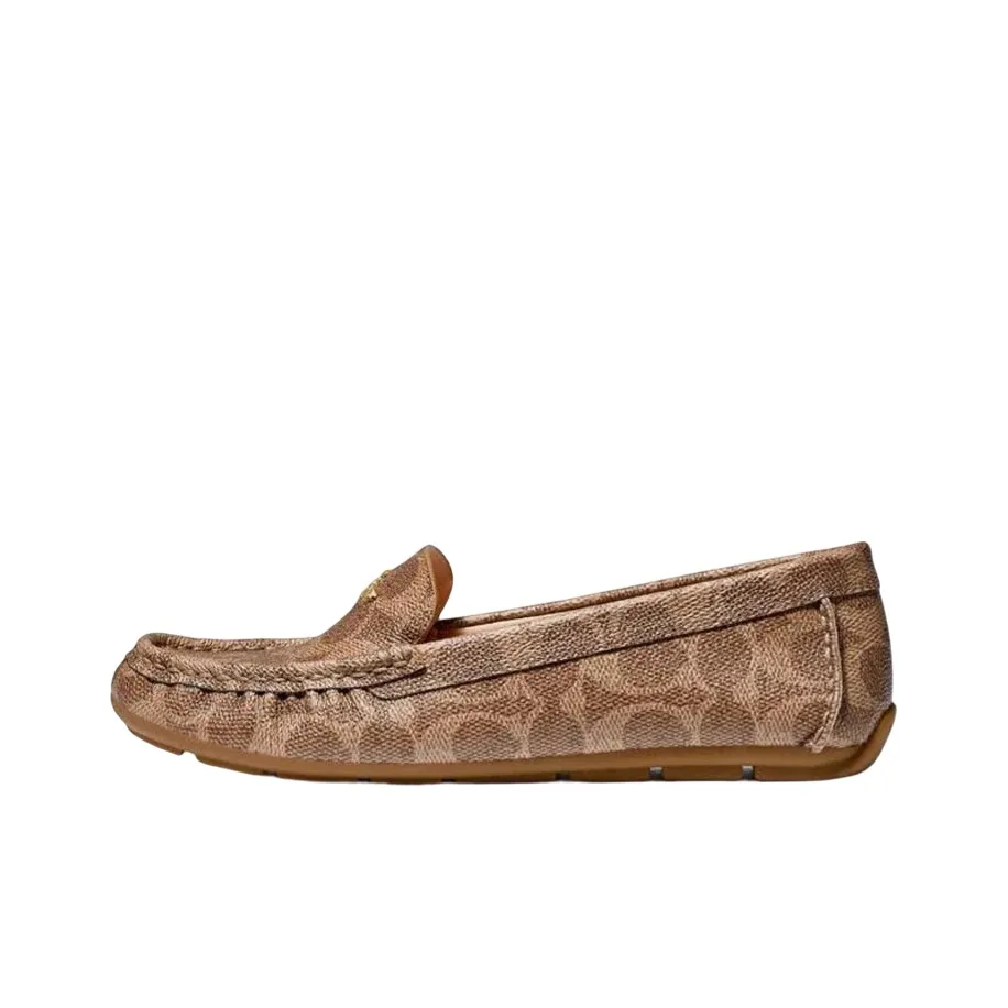 COACH Logo-print Slip-on Loafers