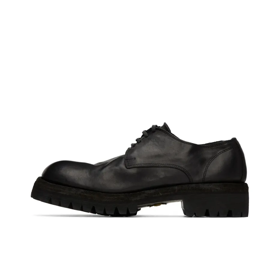 GUIDI Derby Shoes Dress Shoes Unisex Black