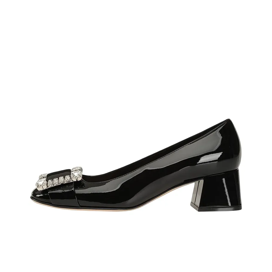 SERGIO ROSSI Girl Casual Shoes Medium Heel Women's Black