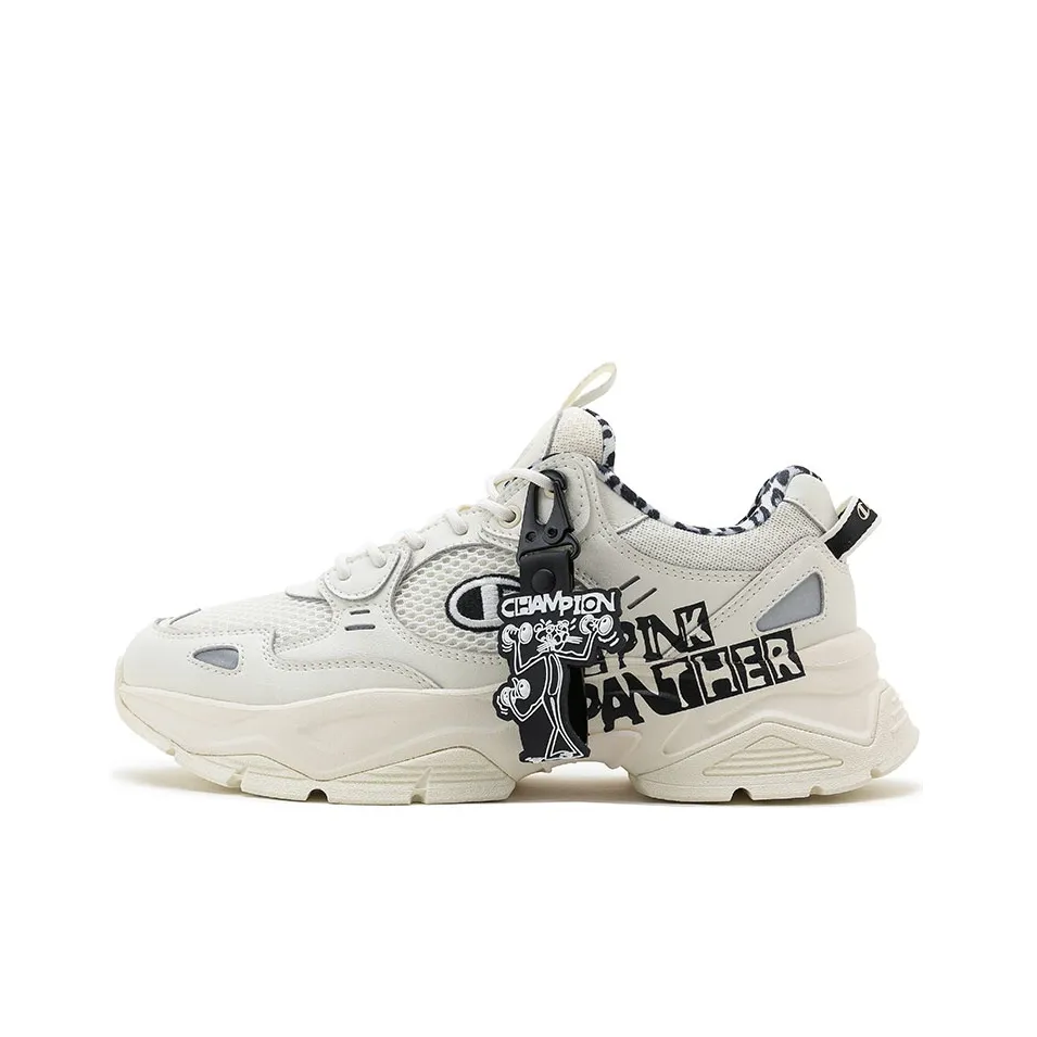 Pink Panther X Champion Chunky Sneakers Men's Low Top Beige