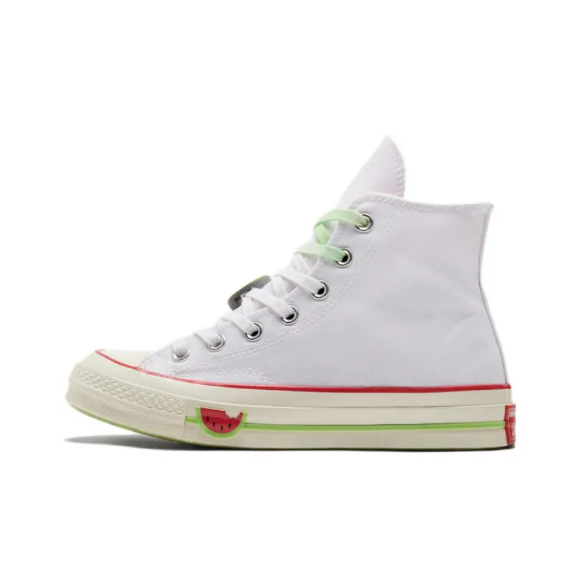 Converse 1970s High Top Canvas Shoes Unisex White Pink Конверс 1970s Высокие Кеды Унисекс Белый Розовый