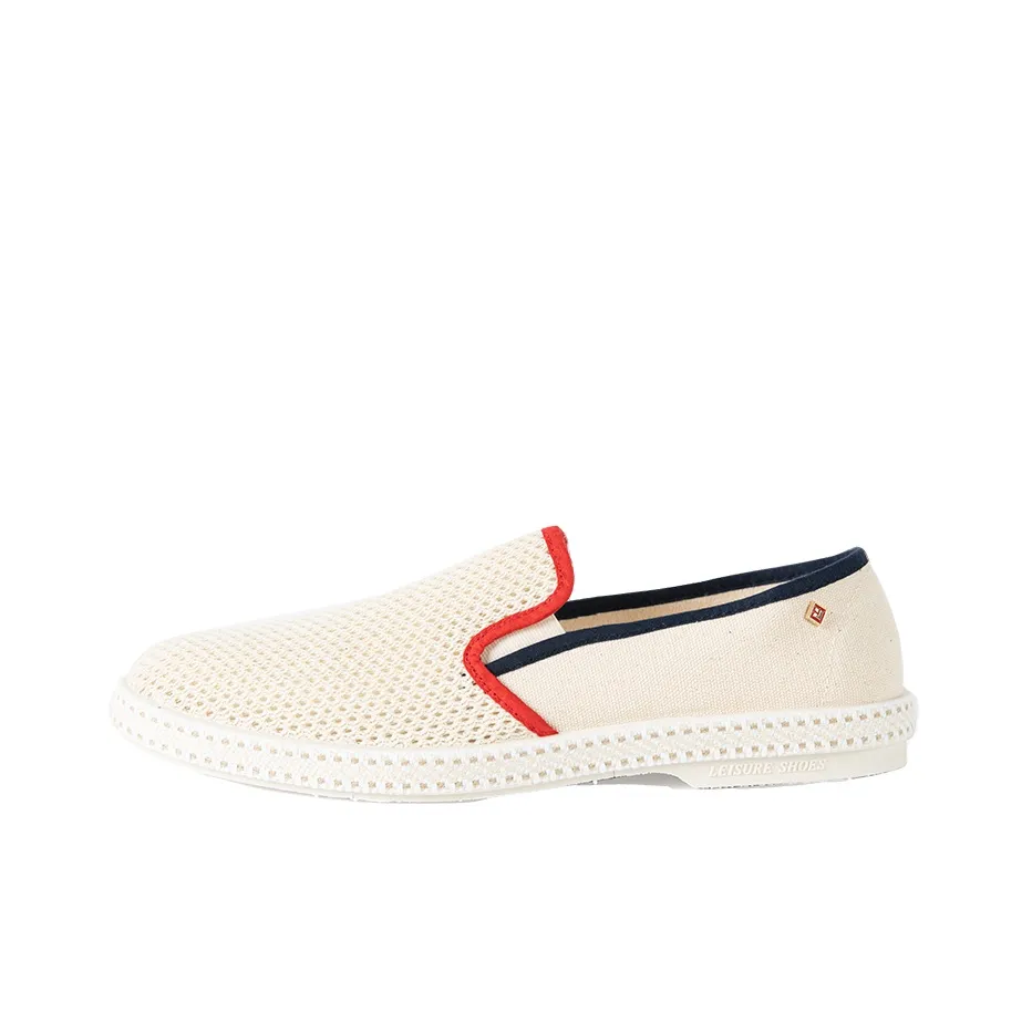 Rivieras Женские повседневные туфли Бежевый/красный/Синий Женские