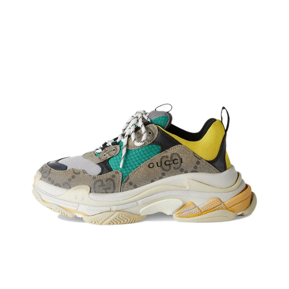 Balenciaga Gucci X Balenciaga Triple S 'The Hacker Project   Beige Yellow'