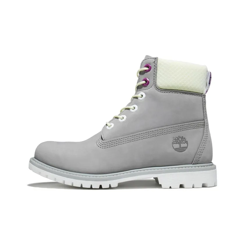 Timberland Premium 6 Inch Waterproof Boot 'Grey Nubuck' Women's