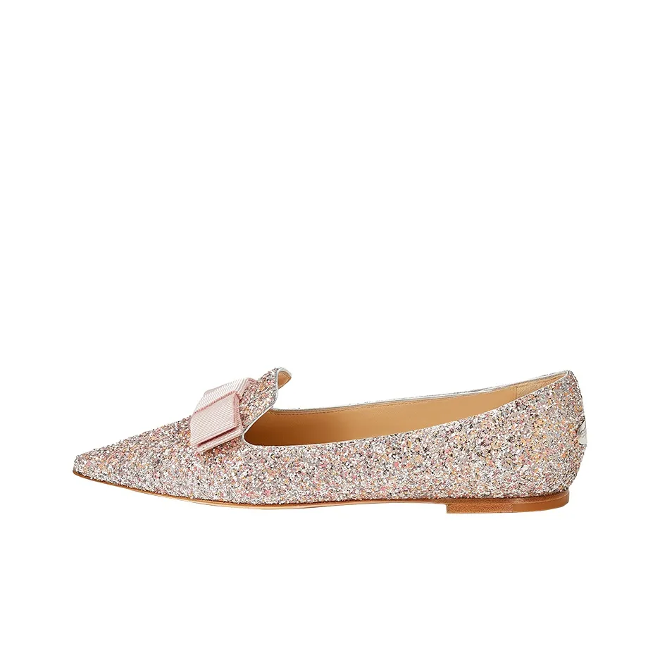 Jimmy Choo Gala Casual Single Shoes Women's Rose Gold