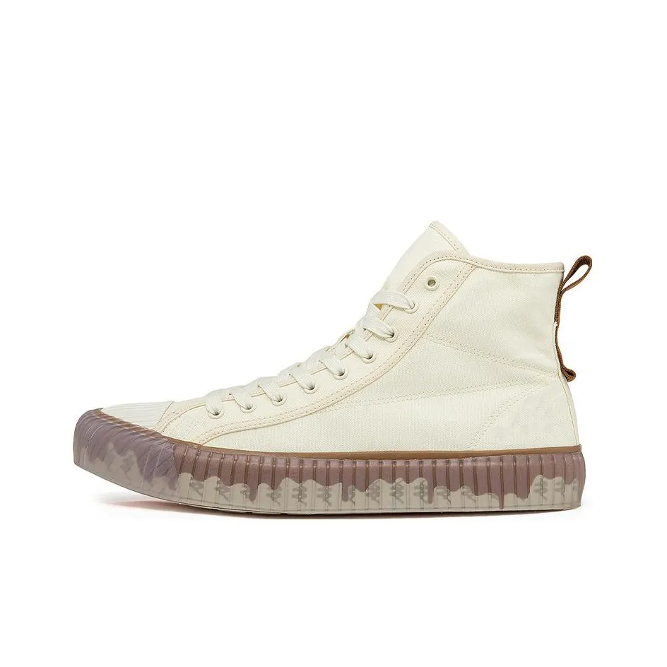 KAPPA Дышащий и Легкий Высокий Топ Обувь Унисекс Зимний Белый