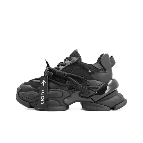 CICIFOR Толстоподошвенные кроссовки Low Top Черные Женские
