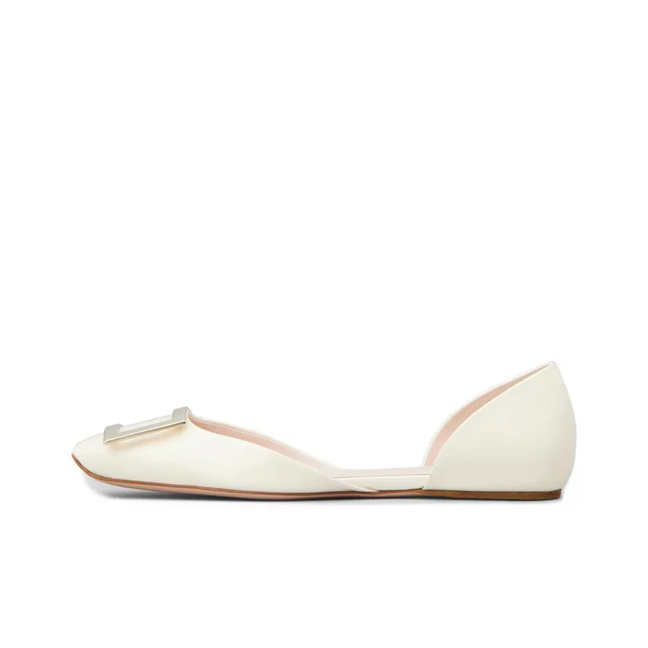 Roger Vivier Trompette Dorsay Women's Casual Shoes Women's White