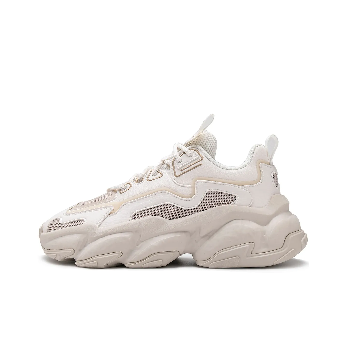 STARTER Rock Formation Series Chunky Sneakers Men Low Top White