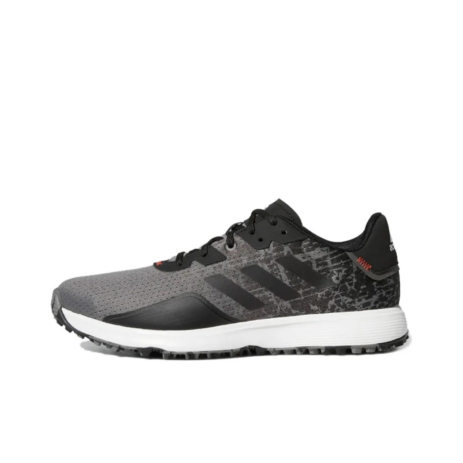 Adidas S2G Slip-resistant Abrasion-resistant Low Top Golf Shoes Men's Gray Адидас S2G Противоскользящие Устойчивые к истиранию Низкие Топы Обувь для гольфа Мужская Серый