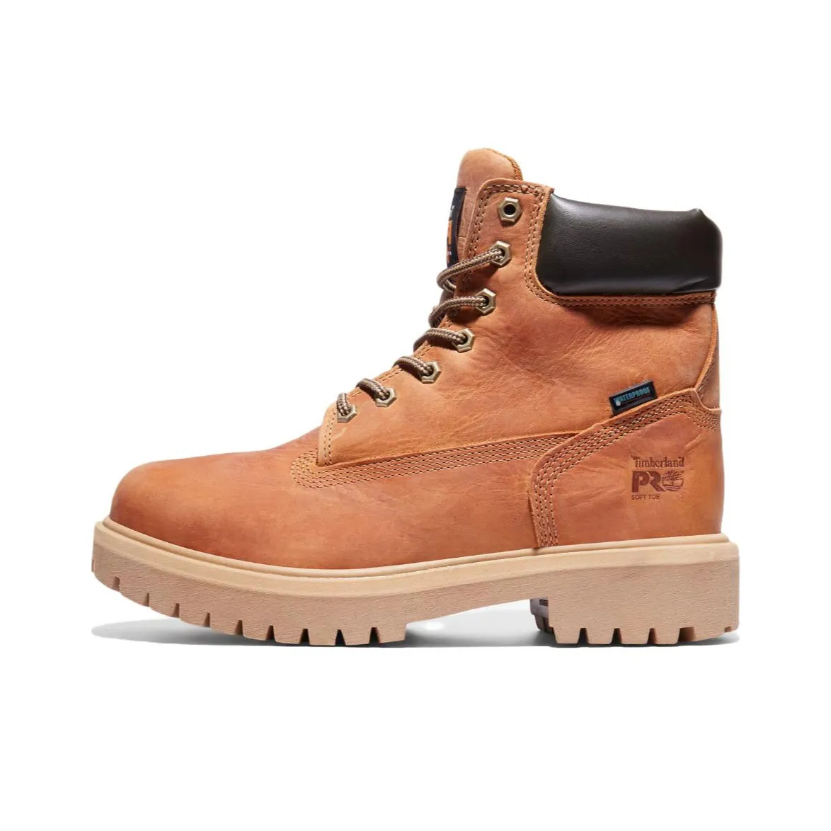 Timberland Pro Direct Attach 6 Inch Waterproof Work Boot 'Brown Marigold'