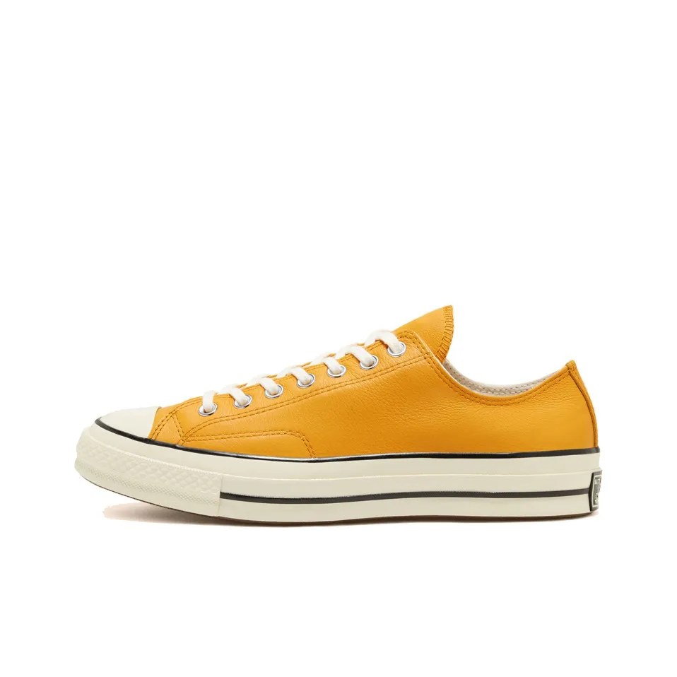 Converse 1970s Chuck Low Top Canvas Shoes Unisex Yellow White Конверс 1970s Chuck Low Топ Кеды Унисекс Желтый Белый
