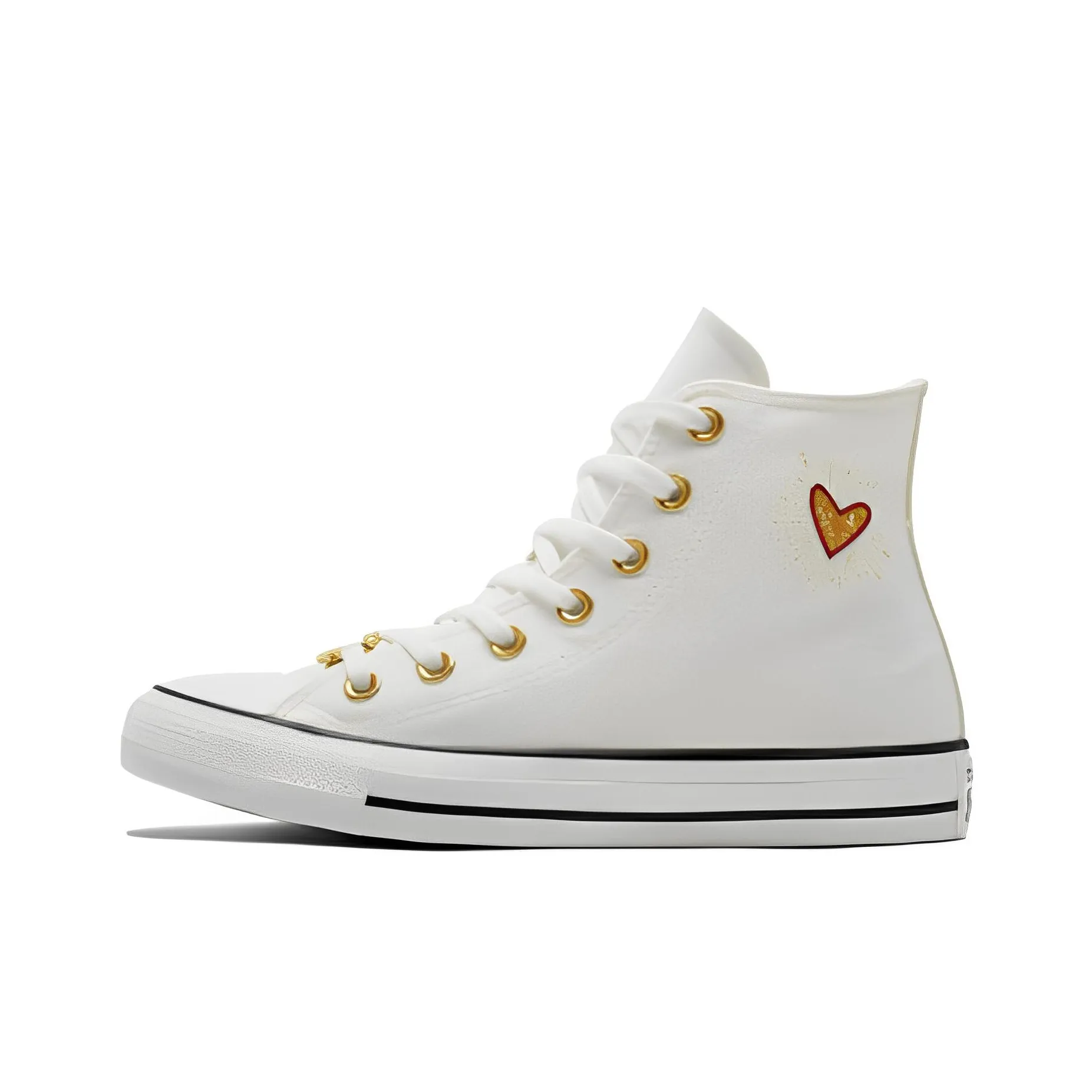 Chuck Taylor All Star Women's Converse High 'Valentine's Day 2023   Vintage White' Women's