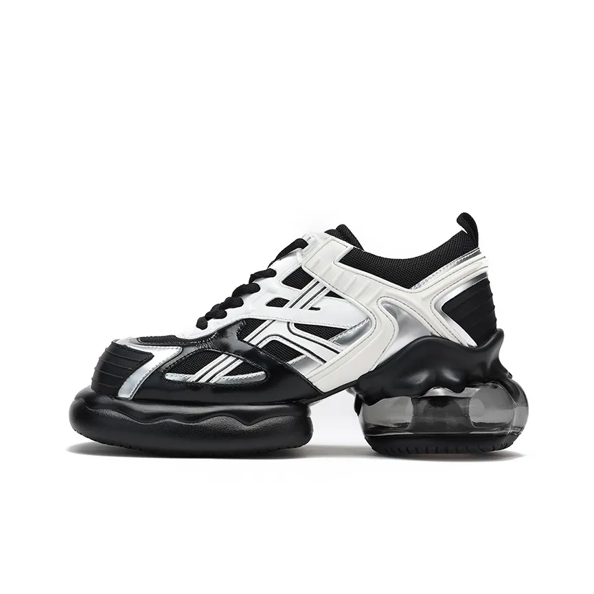 DAPHNE LAB Sugar Drop Low Top Chunky Sneakers Women's White Black