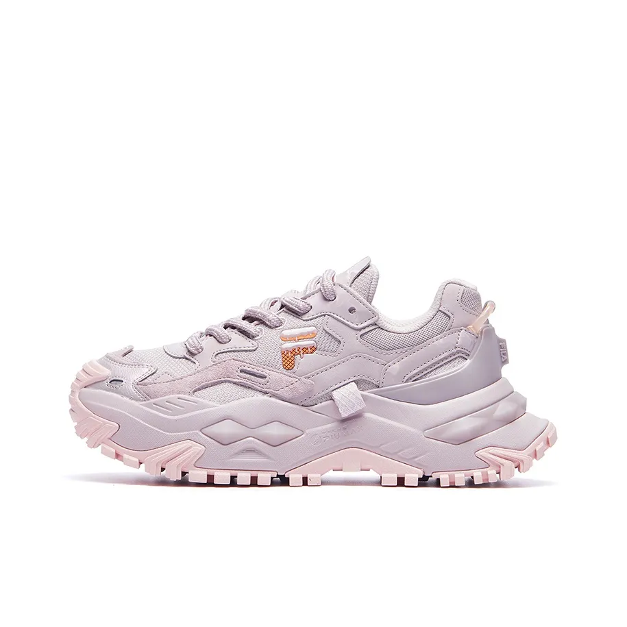 FILA FUSION Bianco Fob Sneakers 'Lilac Pink' Women's