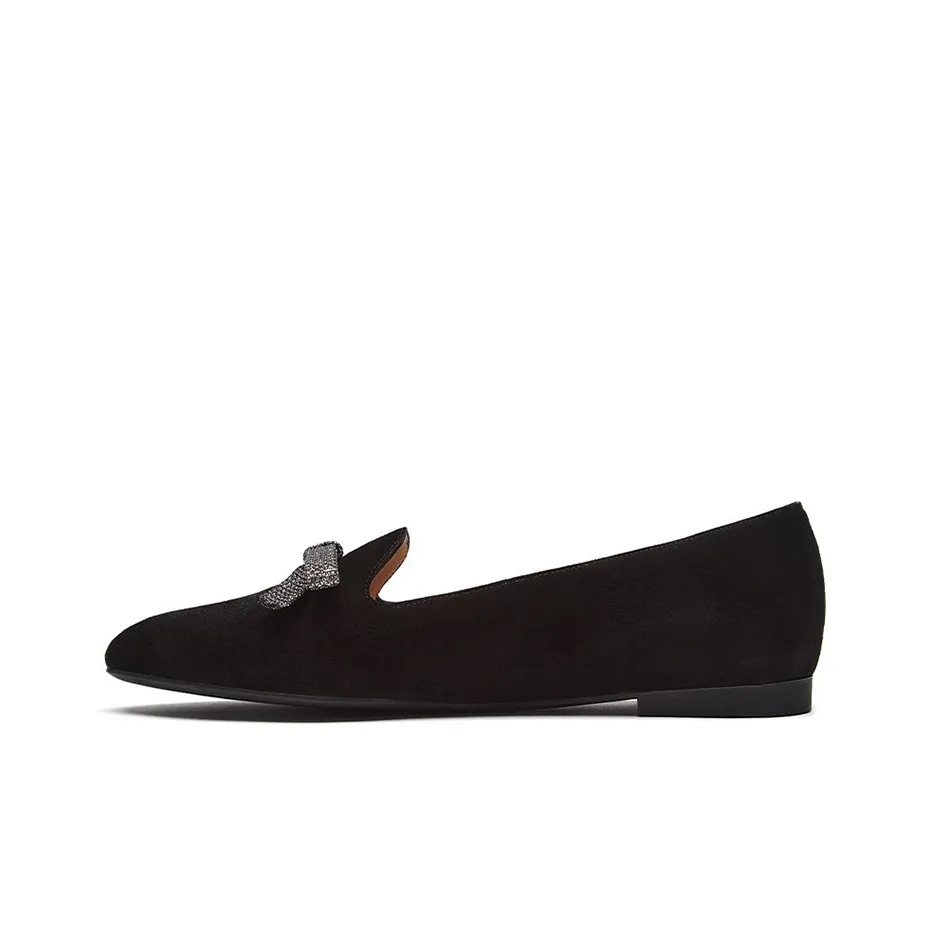 Stuart Weitzman/SW Reese Casual Single Shoes Women's Black
