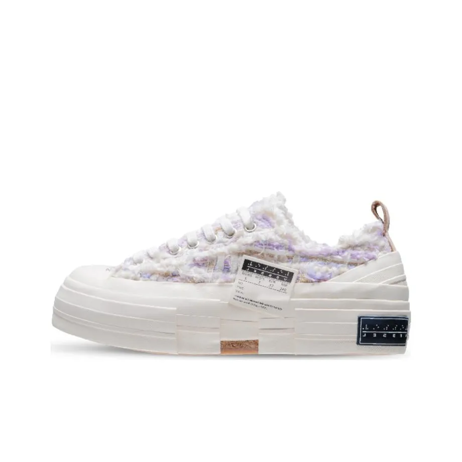 VESSEL G.O.P. Lows 'Lavender Tweed' Anti Slip Wear Resistant Low Top Canvas Shoes Unisex Purple