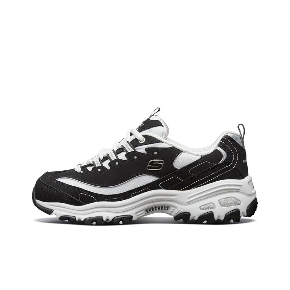 Skechers D'lites Sports Shoes Gs BlackWhite 'Black White' Women's