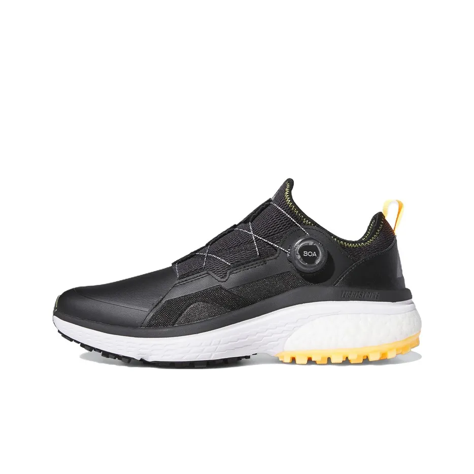 Adidas Lightstrike Go Golf Shoes Men Low Top Black/White/Yellow