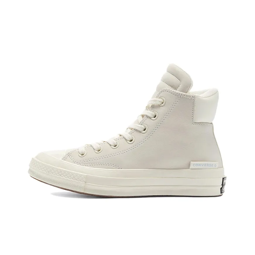 Converse 1970s High Top Canvas Shoes Unisex White Light Gray Конверс 1970s Высокие Кеды Унисекс Белый Светло-Серый