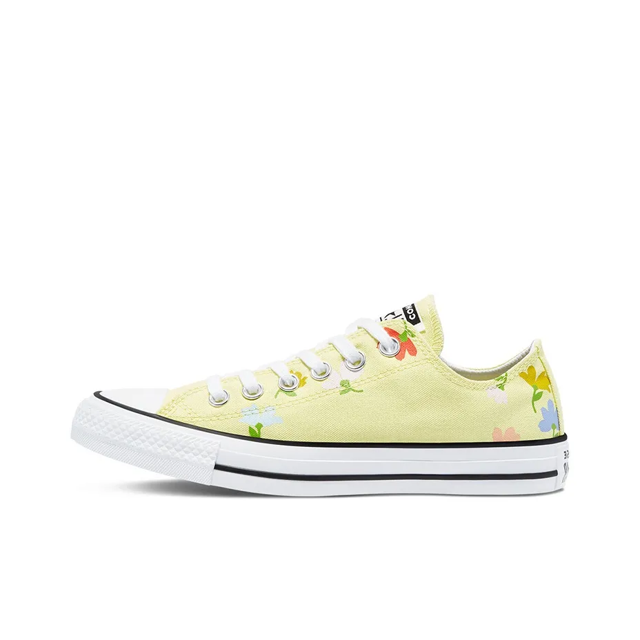 Converse Chuck Taylor All Star Low Топ Устойчивый к истиранию Низкий Топ Кеды Женские Желтые
