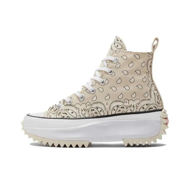 Converse Run Star Hike Hi Paisley Beige Women's