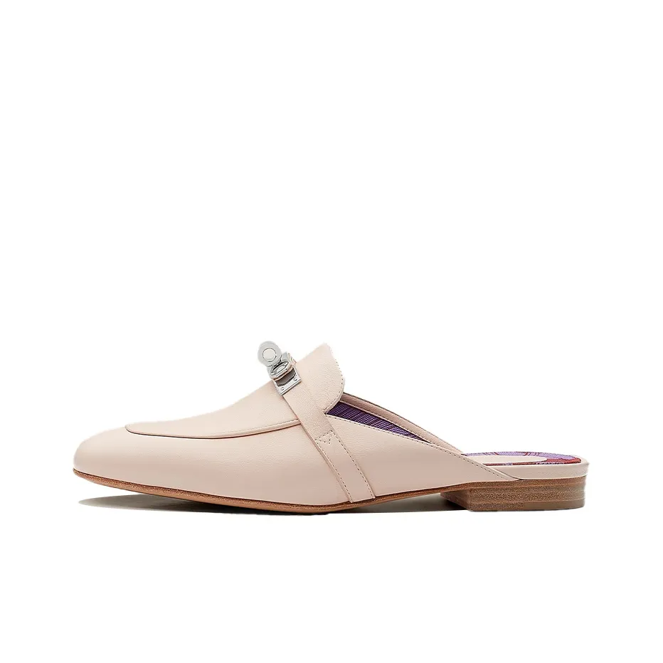 HERMES Oz Casual Flat Shoes Women
s Pink