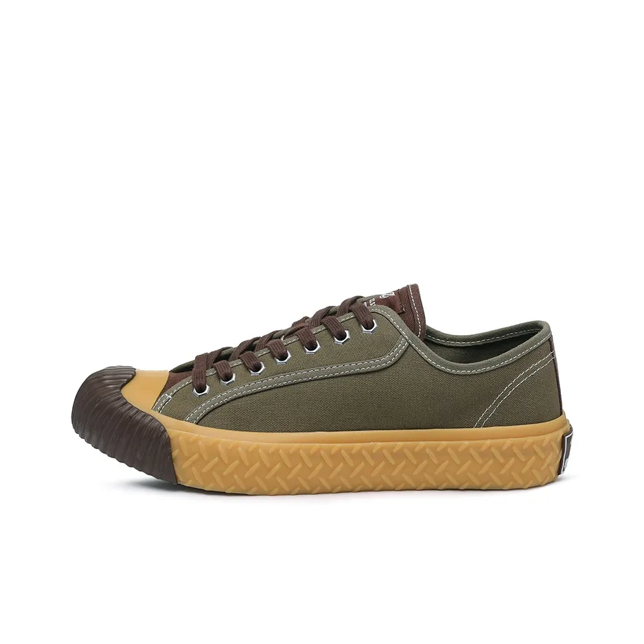 Excelsior Canvas Shoes Unisex Low top Olive Green