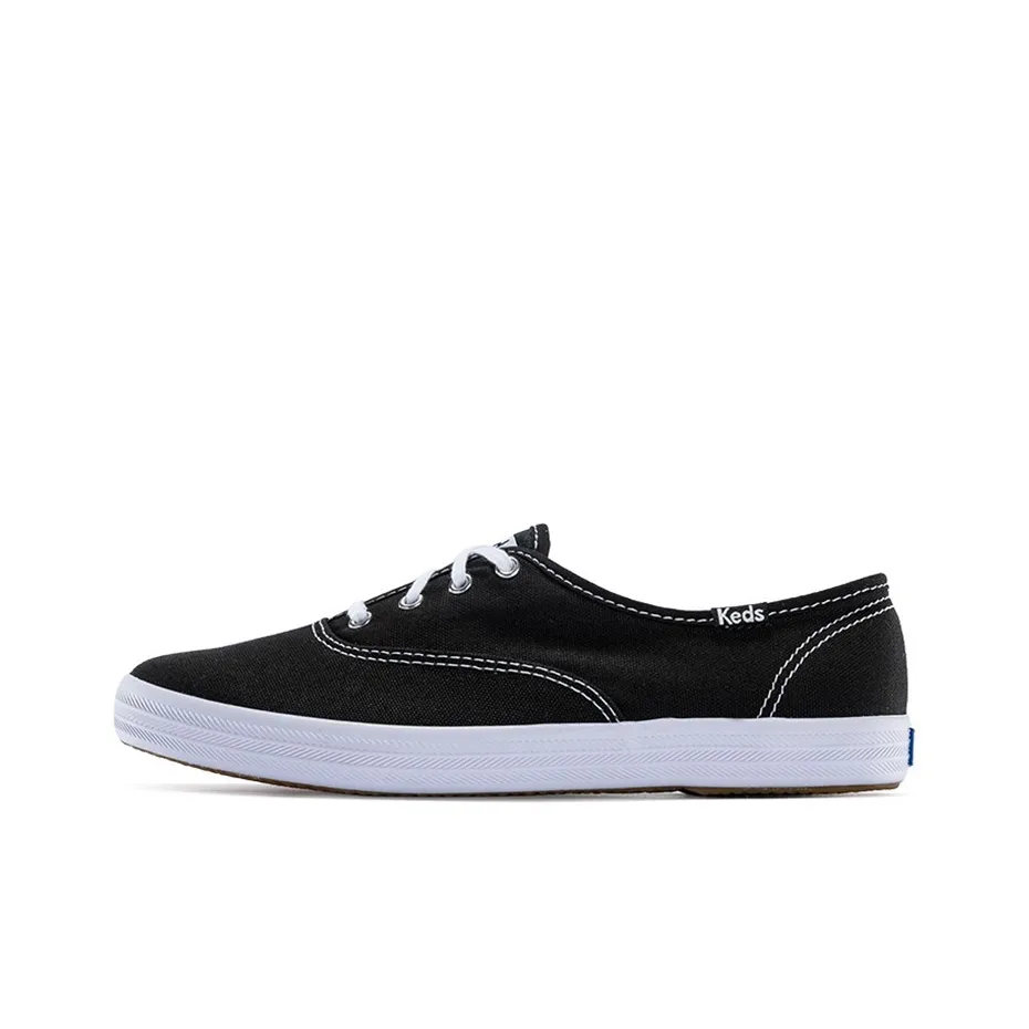 Keds Canvas Shoes Women's Low Top Black White